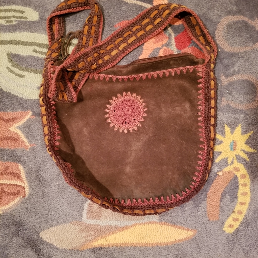 Vintage 60/70s suede bag